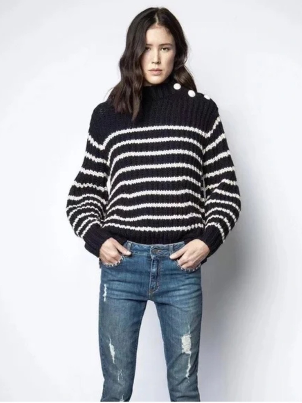 Zadig & Voltaire ‘Marlon’ Wool Sweater • S